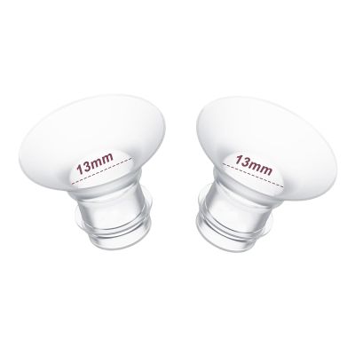 2pcs Flange Inserts 13mm for 9mm-11mm Nipple Size,Fits for Momcozy S12 Pro/S9 Pro/M5,S9/S12/S19/S21/S23,Elvie,Willow,lansinoh,Medela,Spectra,TSRETE,kmaier,MomMed Breastpump 24mm Flange,Down to 13mm
