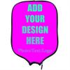 KOALEIU Personalized Custom Pickleballs Paddles Cover Sleeve Add You Design Image Photo Logo, Fits Most Paddle, 8.5x11.5 Inches, Fuchsia view 1