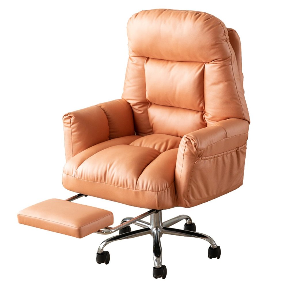 Office Chair Ergonomic Desk Chair with Headrest,Retractable Footrest High BackGaming Chair,Home Office Chair withWheels Desk Chair Adjustable Height Reclining Computer Chair (Color : C)