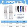 Yinder 3 Pairs Sports Volleyball Arm Sleeves for Youth Volleyball Wrist Guard Protection Pads and Thumbhole (S-10inch Length,Black) view 2