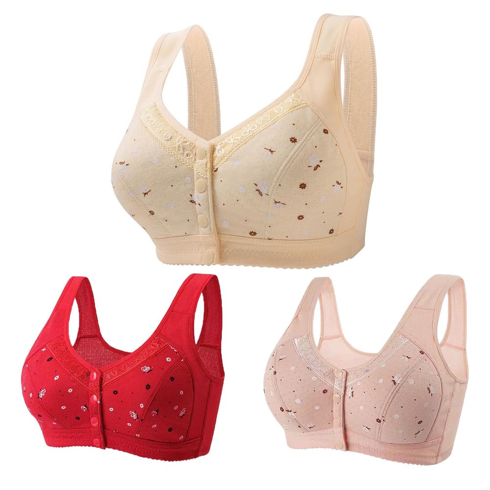1-Y21 Red Lace Push Up High Support Lace Lingeries for Women Winter Fall Tshirt Bra 3 PC Pack Solid Color Bras Lingerie Brass Lady Tube Bras Ladies 2023 Clothes CF L