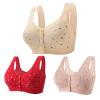 1-Y21 Red Lace Push Up High Support Lace Lingeries for Women Winter Fall Tshirt Bra 3 PC Pack Solid Color Bras Lingerie Brass Lady Tube Bras Ladies 2023 Clothes CF L view 1
