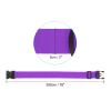 PATIKIL Luggage Strap with Combination Lock Luggage Tag and Loop 78"x2", 3 Set Adjustable Suitcase Belt for Travel Packing Bag Closure Identify, Purple view 2
