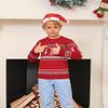 Cowasto Family Matching Sets Crewneck Long Sleeve Ugly Sweaters Cute Reindeer Print Knit Pullover Sweaters Boys Grils view 3