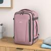 ECOHUB Travel Backpack 18x14x8 Spirit Airlines Personal Item Bag Carry On Backpack 13 Pockets Large Work Casual Daypack for men Airline Approved Waterproof Gym Backpacks with Charging Port, Pink view 2