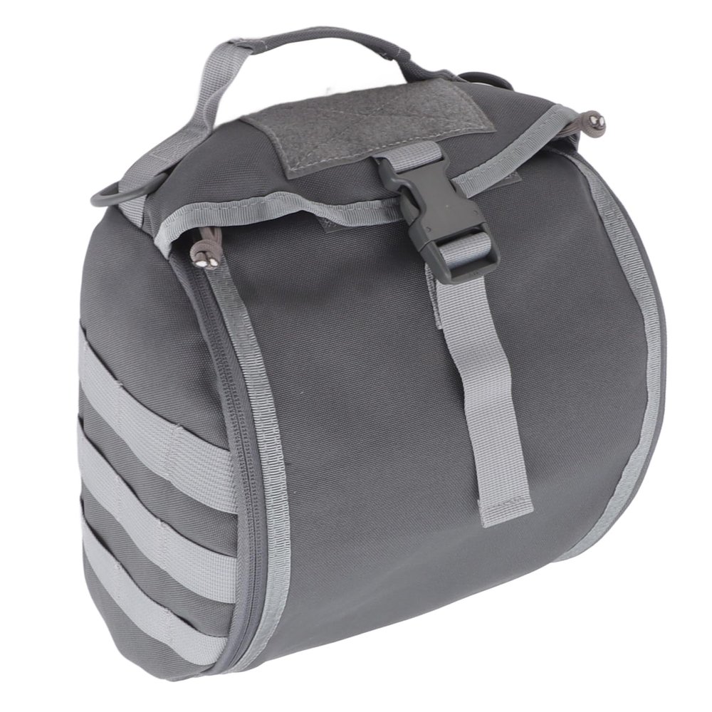 BEIJIALY Outdoor Helmet Bag, Motorcycle Helmet Storage Bag, Nylon Waterproof Motorcycle Bike Bicycle Helmet Bag for Camping Hiking(Grey)
