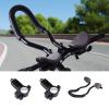 Bike Rest Handlebar Bicycle Handlebar Rest Bike Aerobar Bicycle Armrest Handlebar Triathlon Bike Handlebar Bicycle Aerodynamic Handlebar for MTB Road Bike 22.2 to 25.4 Diameter Handle view 2