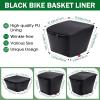 Aosekaa Bike Basket Liner Bicycle Basket Cargo Rack Front Bag Storage Bag Bike Front Basket for Road Bikes Biking Outdoor Camping, Style A view 3