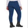 FitsT4 Sports Girls Winter Riding Pants Fleece Lined Riding Breeches Kids Full Seat Equestrian Pants Tights with Pockets NavyBlue,XS view 2
