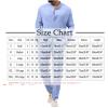 Cambkatl Fall Lounge Sets for Men Cotton Linen Casual Henley Shirts & Pants Two Piece Beach Vacation Outfits view 3