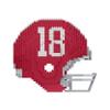 FOCO Alabama Crimson Tide NCAA Replica BRXLZ Mini Helmet view 2