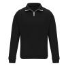 Cambkatl Men's 1/4 Zip Fleece Pullover Sweatshirt Stand Collar Quarter Zip Casual Loose Fit Drop Shoulder Tops view 3