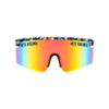 FOCO West Virginia Mountaineers NCAA Floral Large Frame Sunglasses view 2