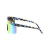 FOCO West Virginia Mountaineers NCAA Floral Large Frame Sunglasses view 3