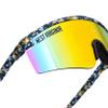 FOCO West Virginia Mountaineers NCAA Floral Large Frame Sunglasses view 4