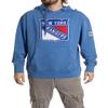 Calhoun NHL Surf & Skate Unisex Acid Wash Pullover Hoodie With Felt Applique Logo (New York Rangers, Small) view 1
