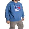 Calhoun NHL Surf & Skate Unisex Acid Wash Pullover Hoodie With Felt Applique Logo (New York Rangers, Small) view 3