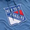 Calhoun NHL Surf & Skate Unisex Acid Wash Pullover Hoodie With Felt Applique Logo (New York Rangers, Small) view 4