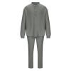 Cambkatl Fall Lounge Sets for Men Cotton Linen Casual Henley Shirts & Pants Two Piece Beach Vacation Outfits view 4