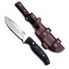 GCS Handmade Micarta Handle D2 Tool Steel Tactical Hunting Knife with leather sheath Full tang blade designed for Hunting & EDC GCS 881