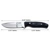 GCS Handmade Micarta Handle D2 Tool Steel Tactical Hunting Knife with leather sheath Full tang blade designed for Hunting & EDC GCS 881 view 2