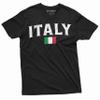Men's Italy Flag Shirt Italy Country Flag Tee Italy National Shirt Italia Gifts Italia Shirts (Large Navy Blue) view 2