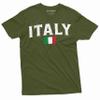 Men's Italy Flag Shirt Italy Country Flag Tee Italy National Shirt Italia Gifts Italia Shirts (Large Navy Blue) view 3