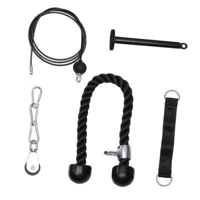 Kisangel 1set Triceps Extension Pulley System for Compact Arm Trainer Kit for Strength Training and Muscle for Fitness Levels