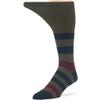 7BIGSTARS KINGDOM Men's Diabetic Fashion Dress Cotton Mid Calf Socks - 5 Pack Large - Stripe Pattern - Sock Size 10-13 Shoe Size 9-12 L Dark Navy, Navy, Burgundy, Olive Green, Beige view 4