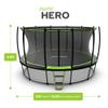 JumpFlex 15 Ft Hero Round Outdoor Backyard and Recreational Trampoline with Net Safety Enclosure and Ladder - Heavy-Duty Jumping Play Equipment and Workout Accessories for Family view 3