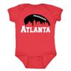 City Skyline Kid's Bodysuit for Atlanta Fans (Red, 6M) view 1