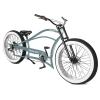Tracer Siena Stretch Beach Cruiser Bike for Adults,Chopper Style with 1/3/7 Speed, Alloy Fat Rims and Fat Tires. (7 Speed Regular, Gray) view 2