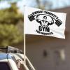 Dwight Schrute'S Gym For Muscles Car Flag Decoration Banner Double Sided Car Window Decor (Without Flagpole view 2