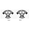 Dwight Schrute'S Gym For Muscles Car Flag Decoration Banner Double Sided Car Window Decor (Without Flagpole view 3