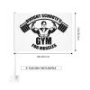 Dwight Schrute'S Gym For Muscles Car Flag Decoration Banner Double Sided Car Window Decor (Without Flagpole view 4