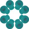 AliBall Glove Locks, Lace Locks for Baseball Glove 8 Pack, Never Need Thying Knots Again, Strong Elasticity, Made Plastic and Springs, Fits All Gloves, Baseball Glove Accessories (Teal) view 1
