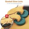 AliBall Glove Locks, Lace Locks for Baseball Glove 8 Pack, Never Need Thying Knots Again, Strong Elasticity, Made Plastic and Springs, Fits All Gloves, Baseball Glove Accessories (Teal) view 2