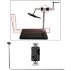 Fly Tying Vise, Fly Tying Tools, Metal 360 Degree Rotary Practical Replacement Fly Vise Fishing Line Holder Accessory view 4