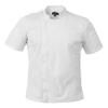 Chef Code Zip Front Cool Breeze Chef Coat, Short Sleeves (White, 3X-Large) view 1