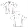 Chef Code Zip Front Cool Breeze Chef Coat, Short Sleeves (White, 3X-Large) view 2
