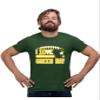 Large Forest Green Mens I Love Green Bay Wisconsin Outline T-Shirt view 1