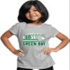 Small Oxford Youth I Love Green Bay Wisconsin Outline T-Shirt view 2