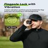 Flysocks Golf Rangefinder with Slope, 1200 Yards Laser Range Finder, 7X Magnification, Rechargeable Range Finders Golfing with Flagpole Lock Vibration, Magnetic Strip, Golf Accessories for Hunting view 3