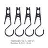 VANZACK 12pcs Pop up Tent Canopy Clips Outdoor Tent Clip Tarp Canopy Clamp Hanging view 4
