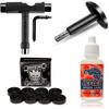 Spitfire Cheapshots Bearings 8 Pack w/Reflex Speed Lube, Swiss Bearing Press/Puller & Unit Skateboard Tool view 1