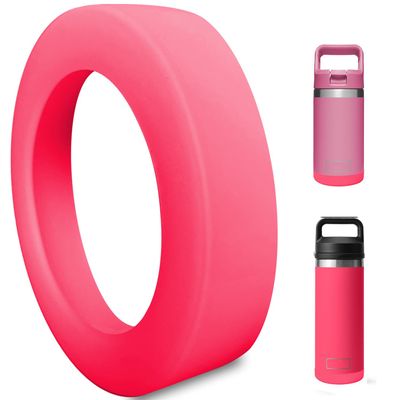 Acemoo Safer Boot Sleeve for Yeti Rambler Jr. 12 oz and Rambler 12 oz 18 oz, Silicone Protection for Yeti Rambler Bottle - Dishwasher Safe