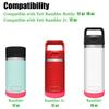 Acemoo Safer Boot Sleeve for Yeti Rambler Jr. 12 oz and Rambler 12 oz 18 oz, Silicone Protection for Yeti Rambler Bottle - Dishwasher Safe view 3
