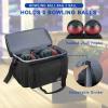 WOLT Bowling Ball Bag 2 Ball, Bowling Bag with Padded Holder- Fits Shoes Up to Mens Size 16 and Accessories view 2