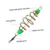VANZACK 72pcs Fishing Bait Holders Olive Shape Feeder Cages for Freshwater Fishing for Lakes Rivers Streams Attracts Fish with Lifelike Action view 2