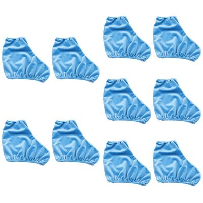 Kisangel 5pairs Elastic Ice Skate Boot Protective Roller Boot for Extended Lifespan Comfortable Polyester Material Fit for Skating